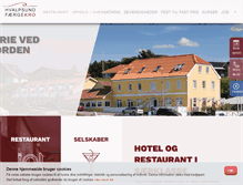 Tablet Screenshot of hvalpsund-faergekro.dk